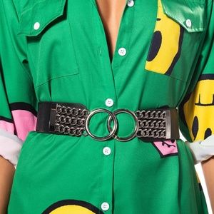 Callie Cinched & Chained: Double O Stretch Belt 3 Pack